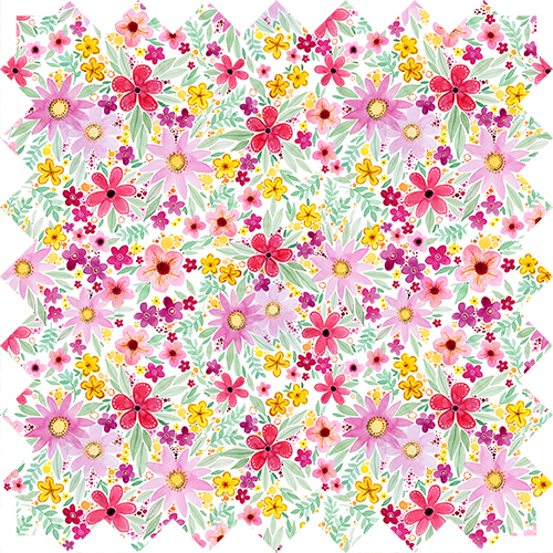Floral Designs, watercolor pattern design by Olivia Linn